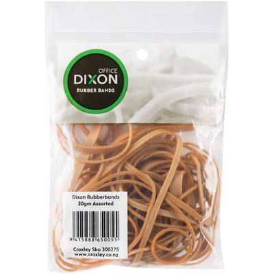dixon rubber bands cellopack