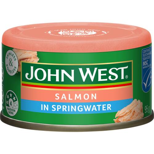 John West Tempters Salmon Spring Water