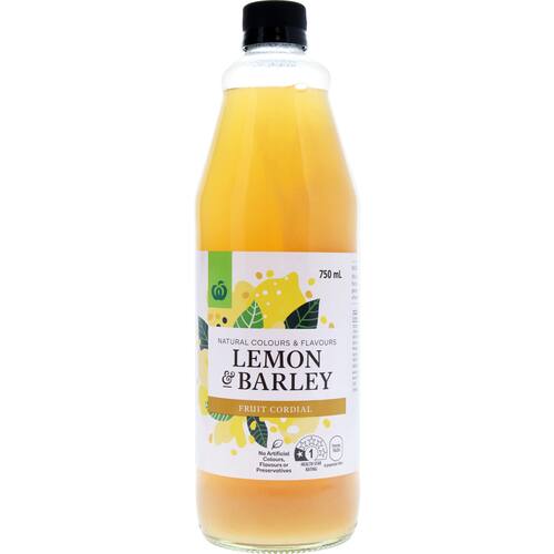 Countdown/SR Cordial Lemon/ Barley 750ml