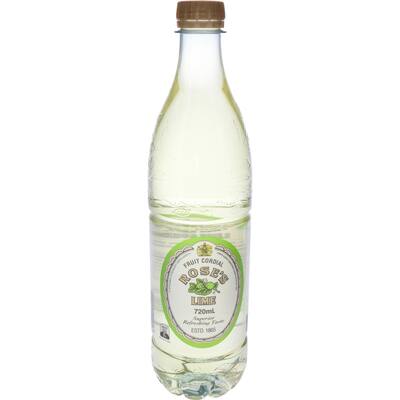 Concentrate lime cordial