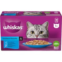 whiskas wet cat food tuna favourites jelly (18x85g)