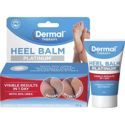 dermal therapy foot care heel balm platinum