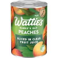 Wattie's Peaches Sliced In Clear Fruit Juice (410G)