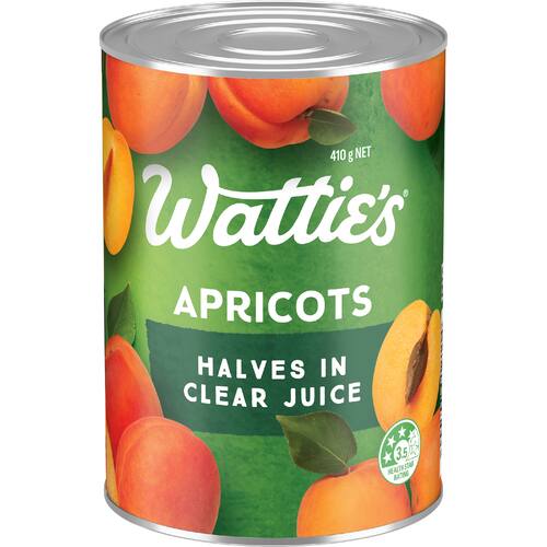 Watties Apricots Halves In Clear Juice