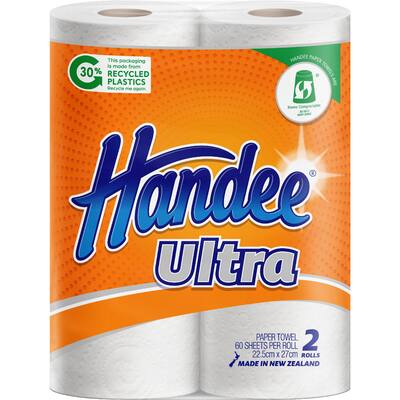 handee paper towels white