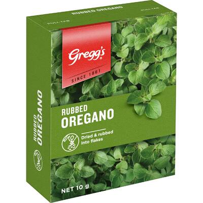 greggs oregano rubbed