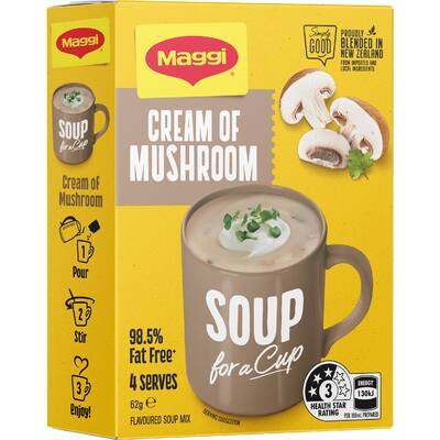 maggi soup for a cup instant soup cream of mushroom