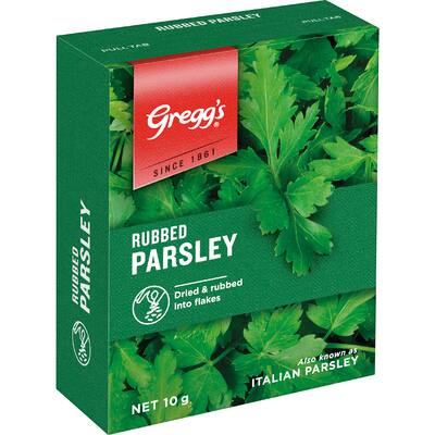 greggs parsley rubbed