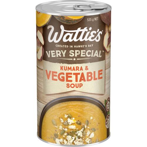 Wattie's Very Special Soup Kumara & Vegetable Canned