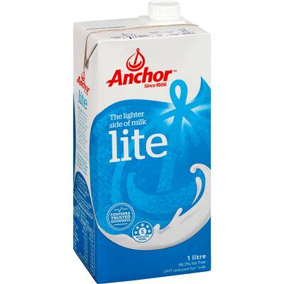 anchor uht milk lite blue