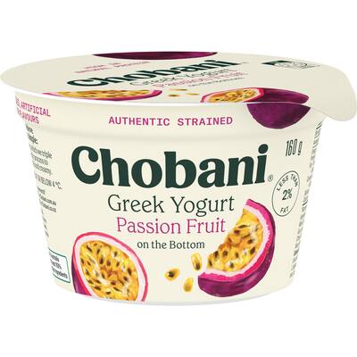 chobani greek yoghurt passionfruit