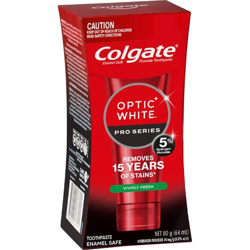 Colgate Optic White Toothpaste Whitening Vividly Fresh
