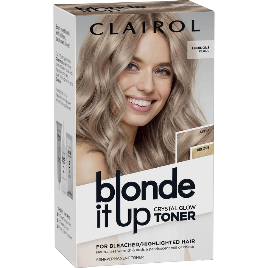 Clairol Blonde It Up Hair Colour Crystal Glow Luminous Pearl