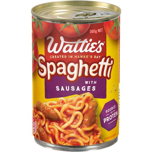 Watties Spaghetti With Sausages