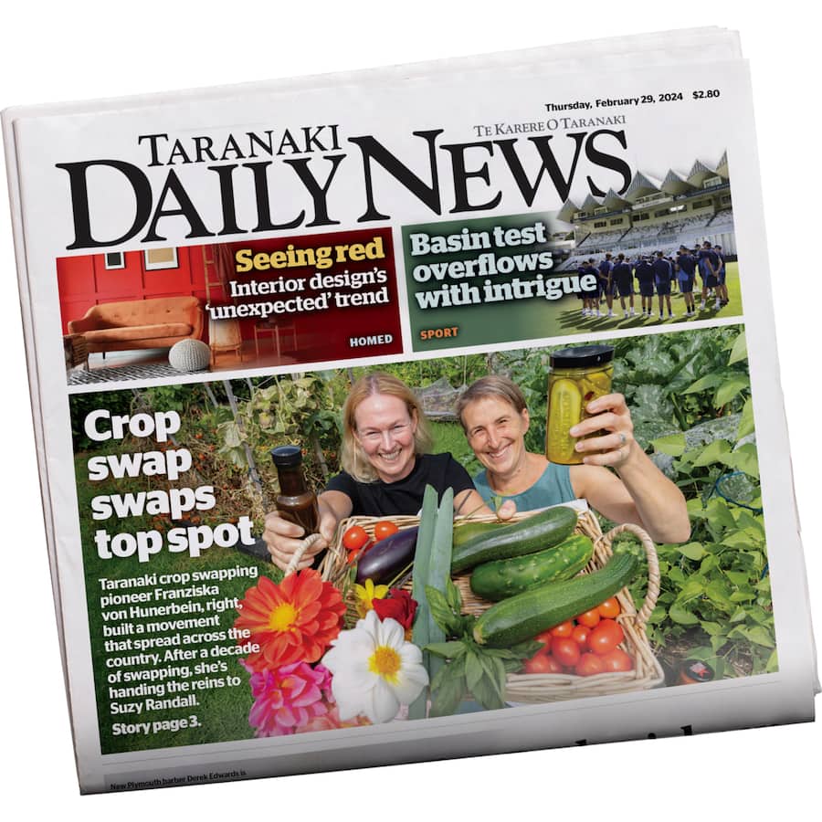 Taranaki Daily News Newspaper Saturday Edition