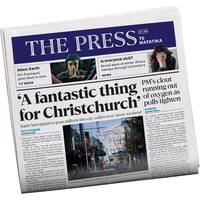The Christchurch Press Newspaper Monday To Friday