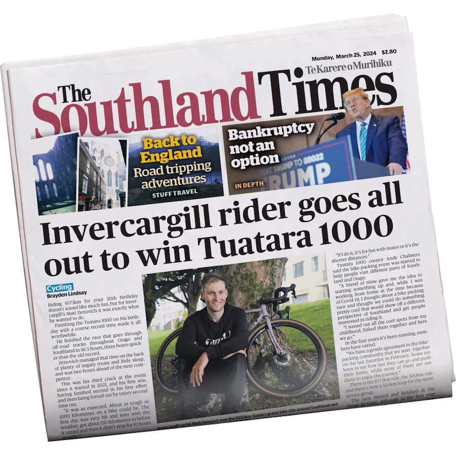 Southland Times Newspaper