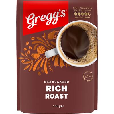 greggs instant coffee rich roast refill