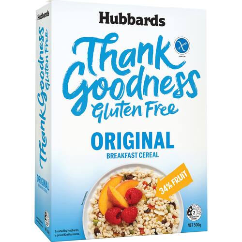 Hubbards Thank Goodness Cereal Original Gluten Free