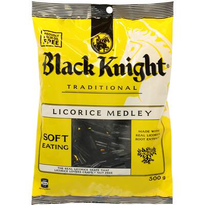 black knight licorice traditional medley