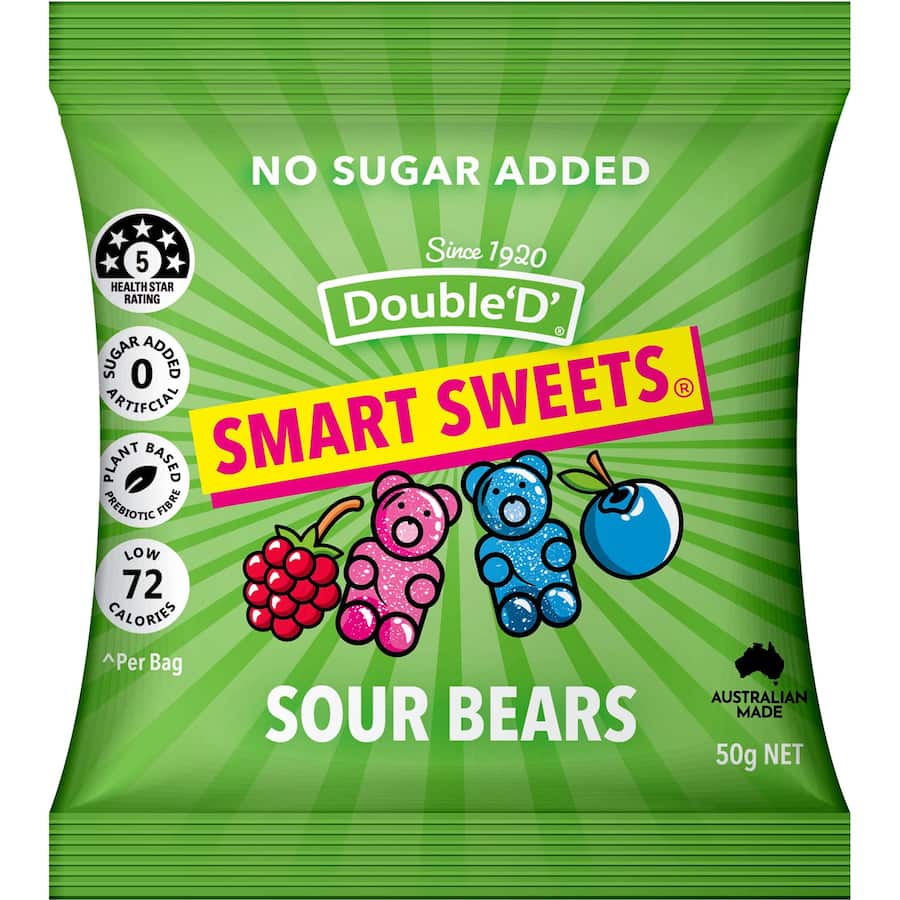 Double D Jelly Sweets Smart Sweets Sour Gummies