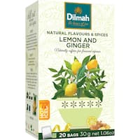DILMAH Flavoured Infusion Teabags Lemon and Ginger 20s 30g