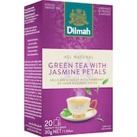 dilmah green tea with jasmine petals