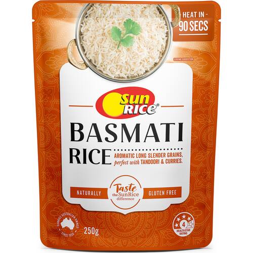 Sunrice Microwave Rice Indian Basmati
