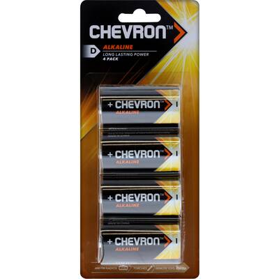 chevron alkaline d battery alkaline