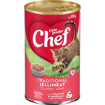 chef classic wet cat food traditional jellimeat