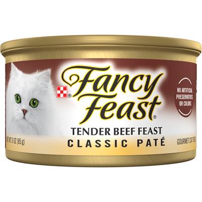 fancy feast classic pate wet cat food tender beef