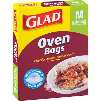 glad micro oven bags medium 250x400mm