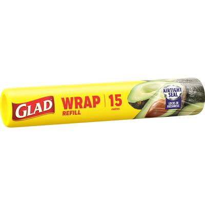 glad wrap refill 15m