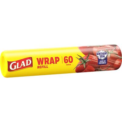 glad wrap refill 60m