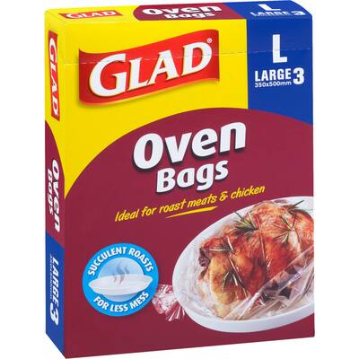 glad micro oven bags large 350x500mm