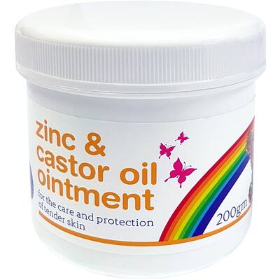 m & c baby cream zinc & castor oil