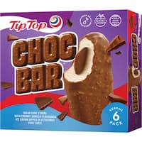 Tip Top Choc Bar 6 pack