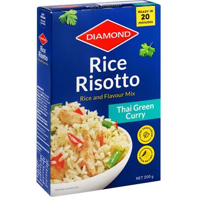 diamond rice risotto thai green curry