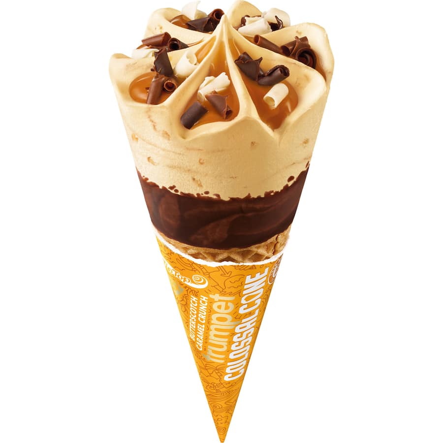 Tip Top Trumpet Colossal Cone Ice Cream On Cone Butterscotch