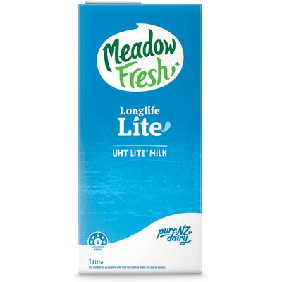 meadow fresh milk lite reduced fat uht