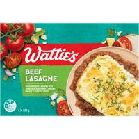 watties frozen meal beef lasagne