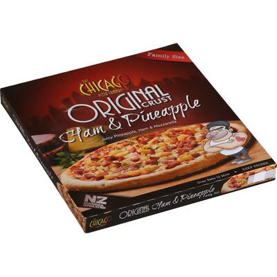 chicago pizza ham & pineapple