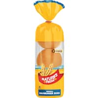natures fresh burger buns plain