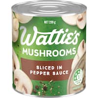 Watties Mushrooms Sliced In Pepper Sauce