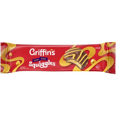 griffins squiggles chocolate biscuits hokey pokey