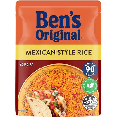 bens original microwave rice mexican