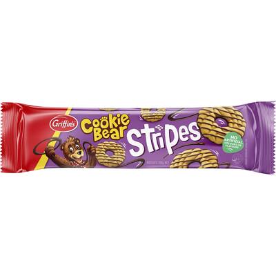 griffin's cookie bear biscuits choc stripes