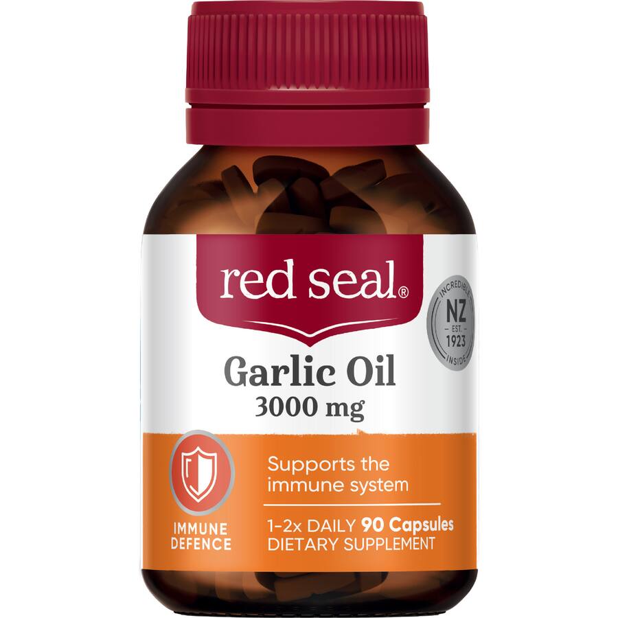 Red Seal Dietary Supplement Garlic Oil 3000Mg