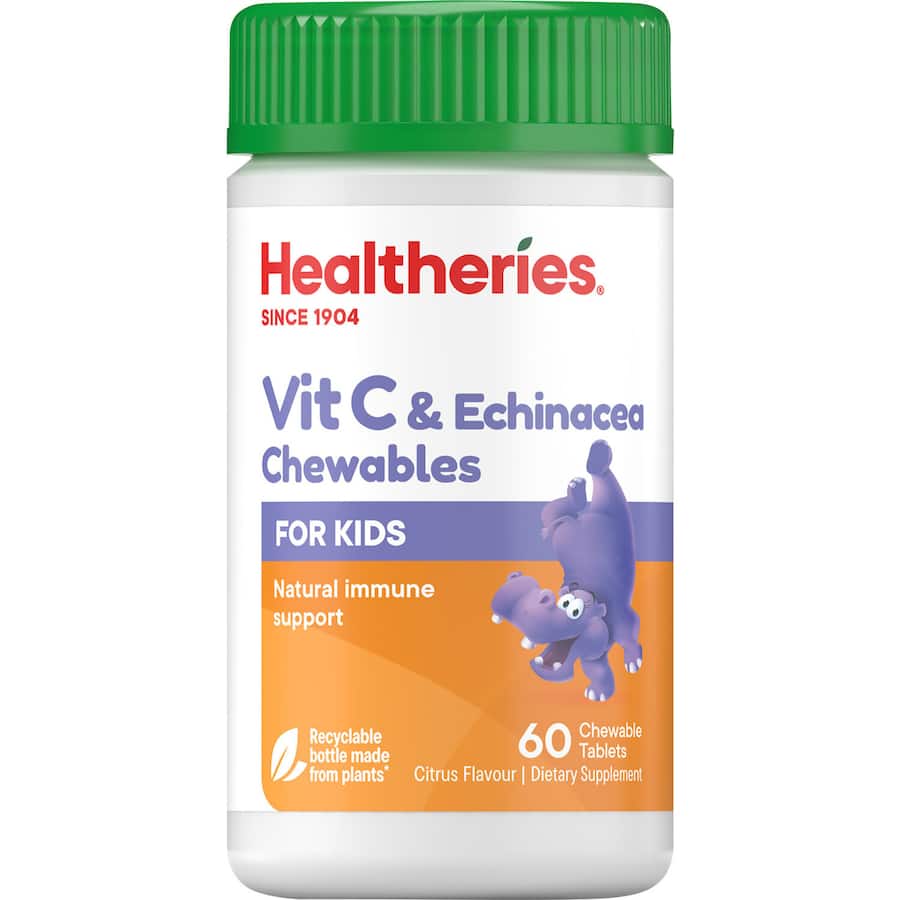 Healtheries Kidscare Vitamin C Chewable Echinacea