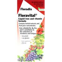 Floradix Floravital Iron & Vitamin Formula Vegan & Gluten Free Tonic